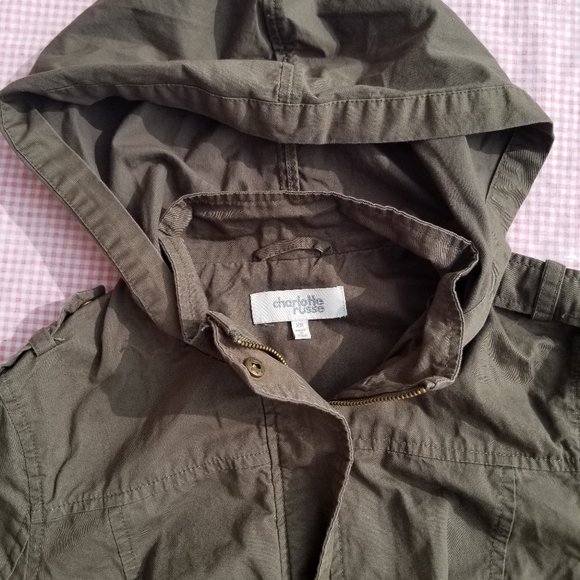 Charlotte Russe Outdoor Utility Chore Jacket - Picture 2 of 4